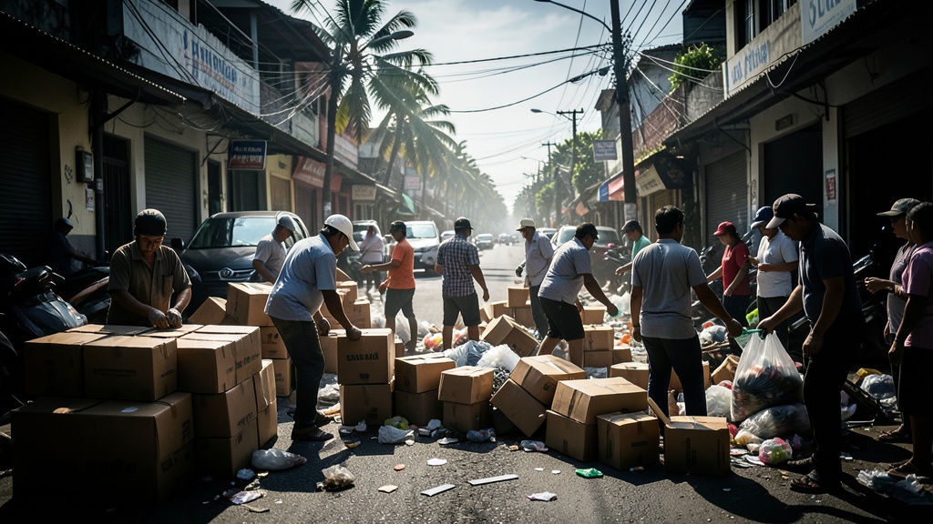 Vivo Joven entrega kits y realiza minga en Las Piñas, Milagro