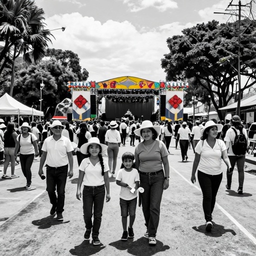 Progreso celebra 46 años de parroquialización con fiesta en el Parque Central