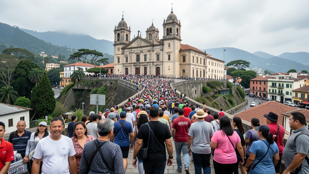 Devotos celebran la Virgen del Carmen en Milagro con novena y peregrinaciones