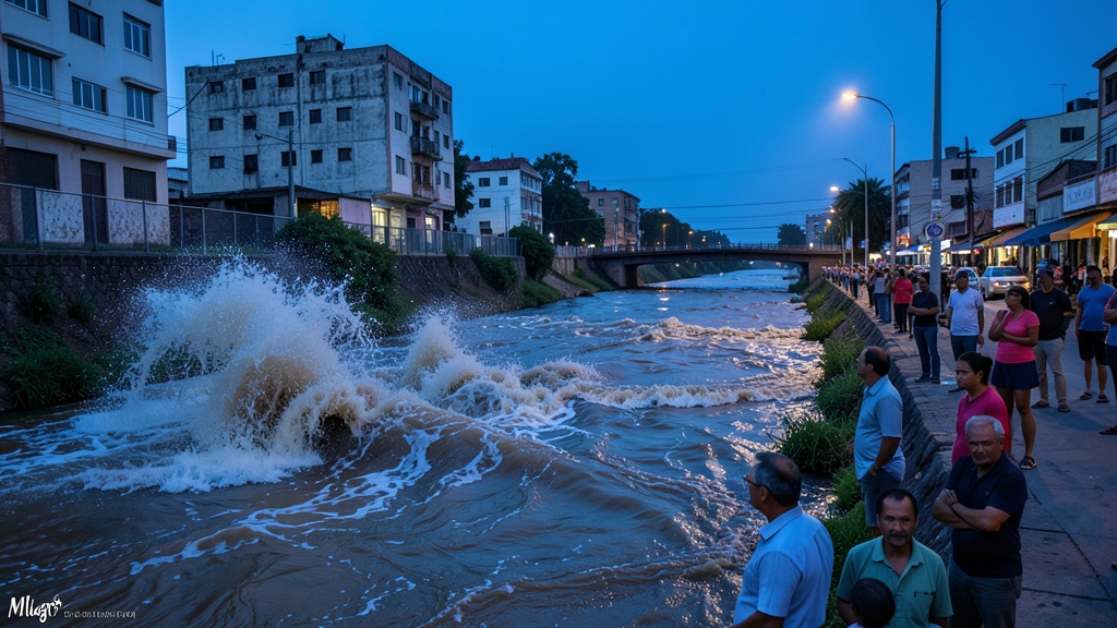 Nivel del río Milagro alcanza 90% en San Pedro y alerta a la ciudadanía