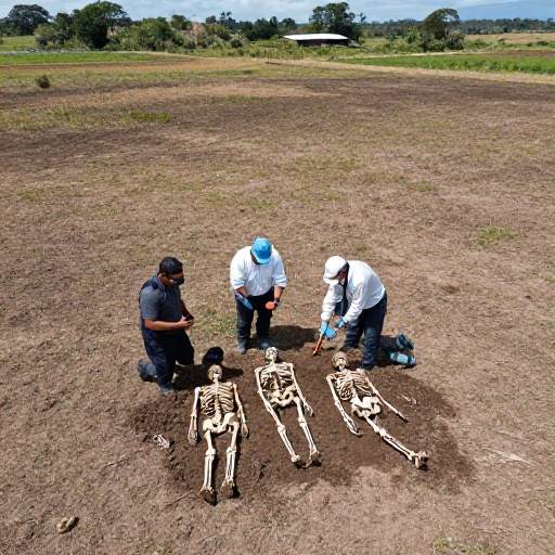 Hallan cuatro cadáveres y tres osamentas en Yaguachi tras denuncia vecinal