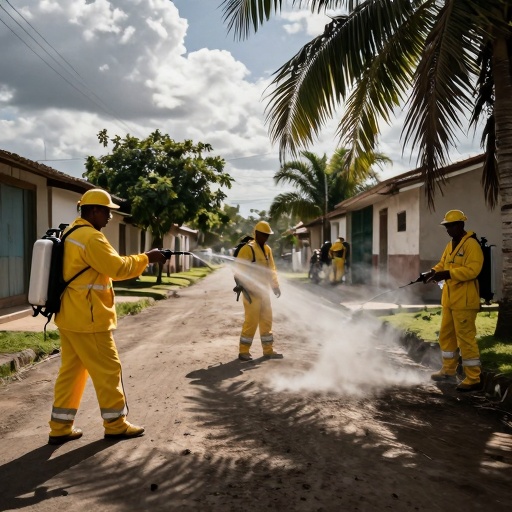 Prefectura del Guayas lleva salud preventiva y fumigación a Pedro Carbo