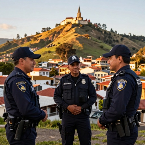 Policía fortalece seguridad y diálogo comunitario en el Cerro Santa Ana