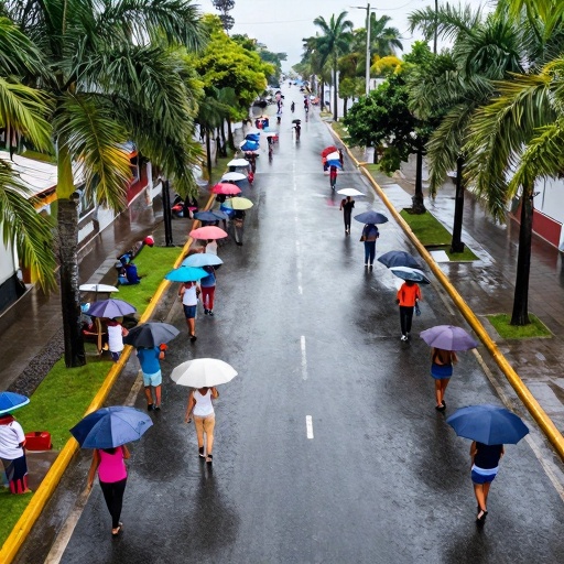 Alerta meteorológica: Lluvias y alta radiación UV afectan a Guayaquil este martes