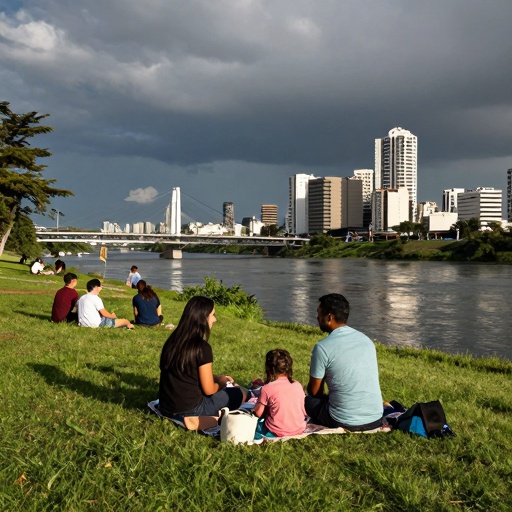 Espacios públicos de Guayaquil se llenaron de familias durante el feriado