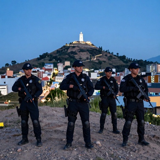 Operativo policial en el Cerro San Eduardo desbarata red criminal y asegura armas