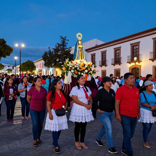 GAD General Pedro J. Montero celebra 30 años de Virgen de Fátima y fortalece lazos locales