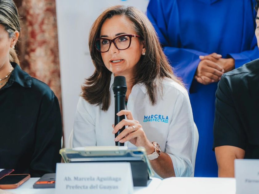Noboa comparte cebiche con candidatos a dignidades del Guayas