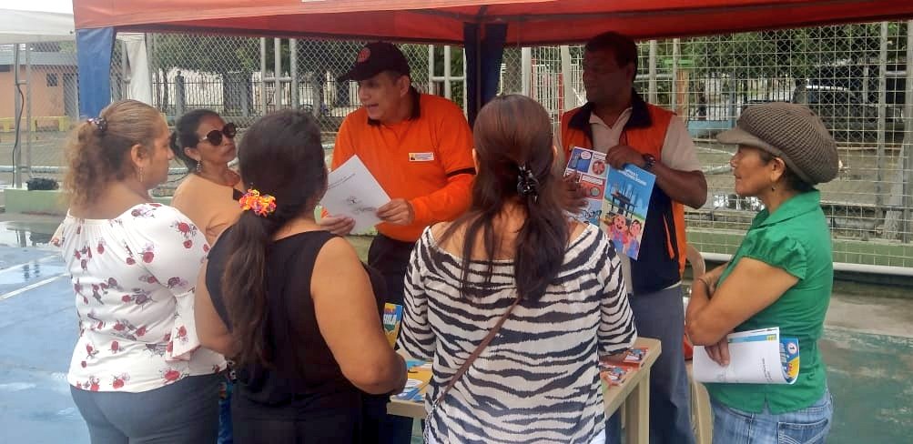 Riesgos Ecuatorianos socializaron medidas de autoprotección en Milagro